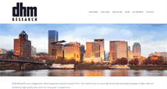 Desktop Screenshot of dhmresearch.com